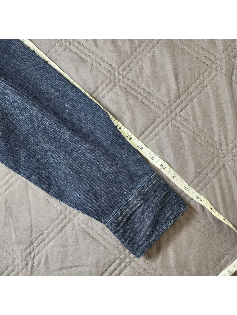 Levi Strauss Signature Utility Shirt Jacket Mens S Corduroy Collar Denim Shacket